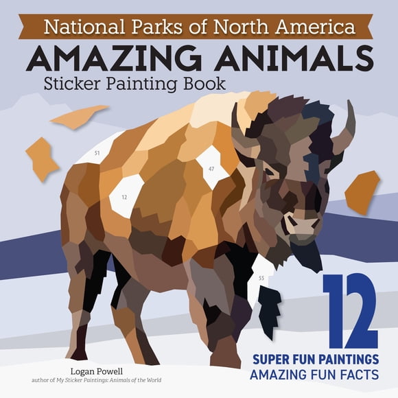 Libro de Pintura con Pegatinas Animales Asombrosos