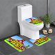 thumbnail image 1 of Schoolhouse Rock Juego de 3 alfombras de baño de coral fleece: tapete de baño + alfombra de inodoro en forma de U + funda de tapa de inodoro en forma de O, 1 of 6