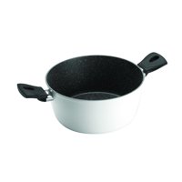 Ghidini - Cacerola Dos Asa 20Cm Antiadherente Blanco Daily