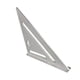 thumbnail image 2 of Regla Triangular de Aleación de Aluminio, Medidores de Estructura de Construcción, Diseño de Medición Ol, Regla de ángulo Cuadrado para Ingeniero Carp Blanco, 2 of 5