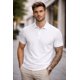 thumbnail image 1 of Polera Pique/polo Basica 100% Algodon Manga Corta 240g/m Blanco M Lisa, 1 of 3