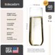 thumbnail image 3 of DECADORN Stemless Plastic Champagne Flutes, 48 Pack, 9 oz, M, 3 of 3