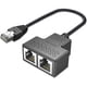 thumbnail image 1 of Divisor Ethernet AKWOR RJ45 Adaptador LAN 1 a 2, 1 of 6