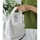 thumbnail image 5 of Cartera De Cuero Blanco, 5 of 6
