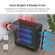 thumbnail image 3 of Funda para PC Montech X5- ATX Mid-Tower con alto flujo de aire y ventiladores, 3 of 8