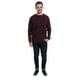 thumbnail image 3 of Sweater Cuello Redondo Textura Rojo Oscuro rojo L, 3 of 4