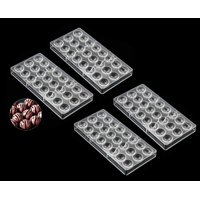 Genérico - Pack X4 Moldes Chocolate Moldes De Chocolate 24 Círculos