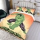 thumbnail image 3 of Hulk Conjunto de sábanas temático, trío de piezas, cómodo y amigable con la piel, diseño único, regalo de decoración para el hogar para familiares, amigos y fans, 90 cm * 190 cm, 3 of 6