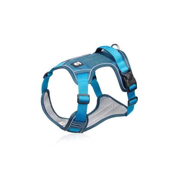 Arnés Reflectante Antitirones Antiasfixia Para Perro Talla S azul