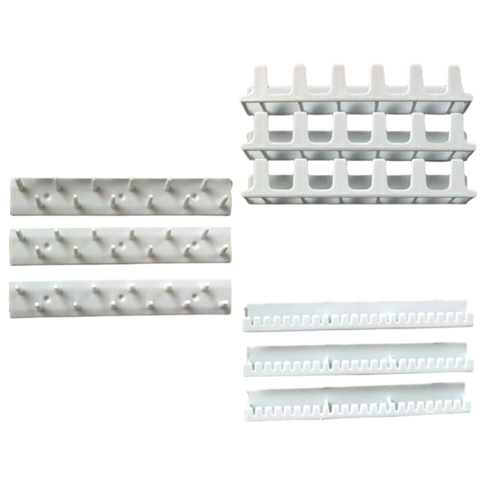 Magideal - 9 Piezas Adhesivo Organizador De Joyas Colgante De Pared Ganchos Adhesivos Estante Autoadhesivo Conjunto Percha Para Pendientes Almacenamiento Hogar C