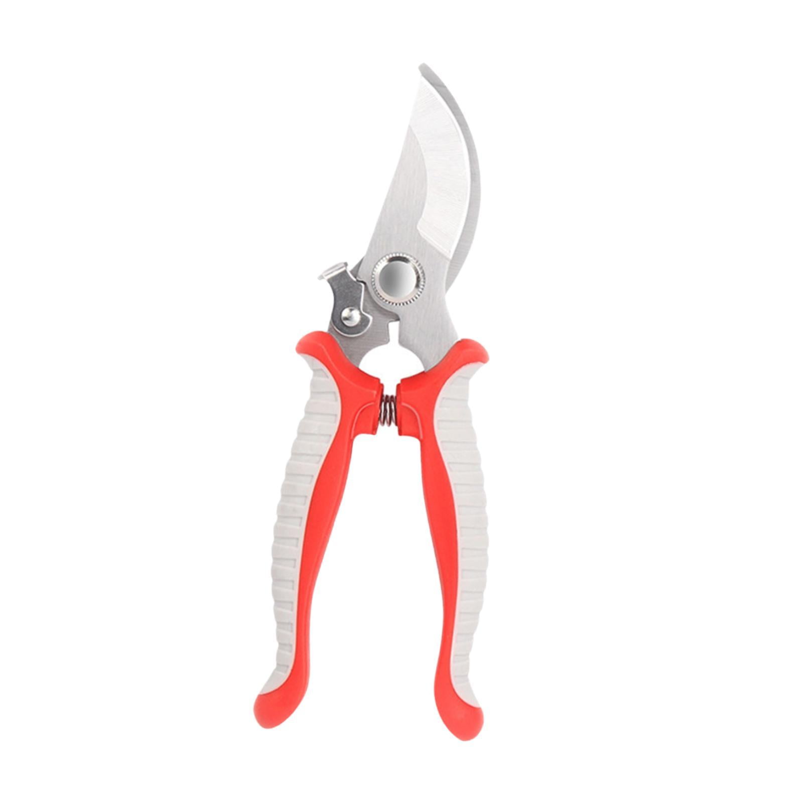 Magideal - Tijeras De Podar, Tijeras De Jardinería, Podadoras De Árboles Multifunción, Tijeras De Podar Manuales Profesionales Para Granjas, Césped, Jardín, Huer Rojo