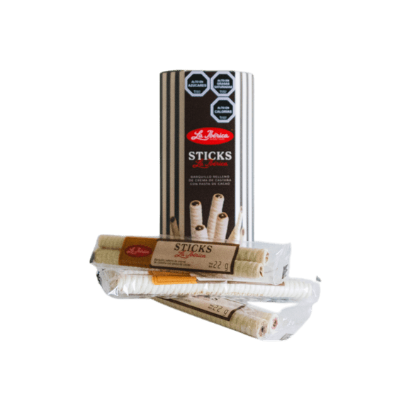 Pack X 10 Barquillo Crema De Castaña La Ibérica