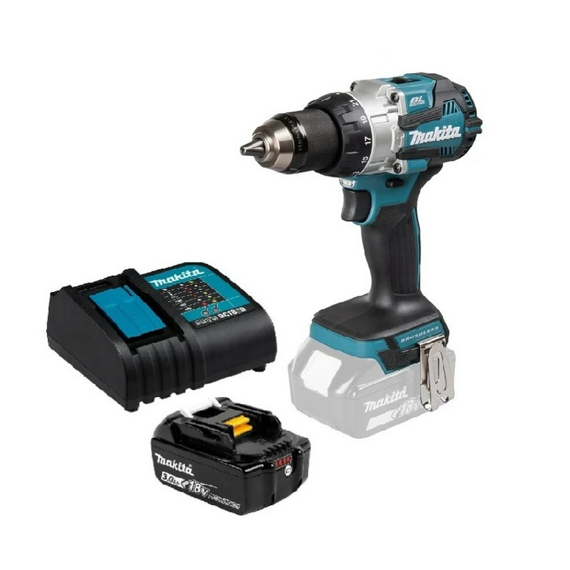 Taladro Atornillado Percutor 13 Mm (1/2) 110nm Makita Dhp489 (3 Ah)
