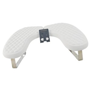 Ioensy - Reposabrazos Para Uñas Con Soporte Para Teléfono, Antideslizante, Para El Hogar, Para Mujer, Cojín Para Uñas, Color Blanco