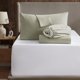 thumbnail image 2 of Juego de sábanas Nestl para cama queen size, 4 piezas, bolsillo profundo, color verde claro, 2 of 8