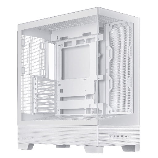 Gabinete ASUS A31 TG, Mid Tower, 2x Vidrio Templado, Blanco