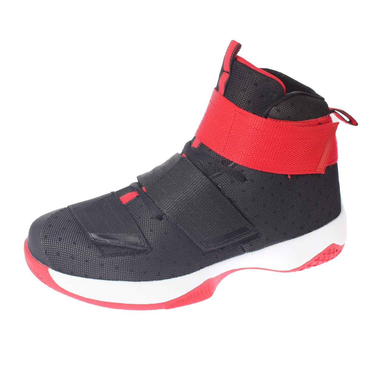 Zapatilla Negro/rojo Vía Franca