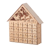 Magideal - Calendario De Adviento De 24 Días Calendario De Adviento Decorado Cajones Cuenta Atrás De 24 Días Decoración 24 Cajones Para Estantería De Restaurante