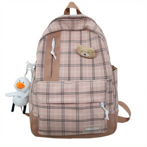 Unleash Your Style with Our Korean Version High School Student Backpack - Simple, Casual, and Fashionable for Both Genders!