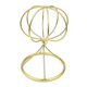thumbnail image 3 of Balloon Style Metal Hat Casco Holder Tablero Decorativo Peluca Soporte De Exhibición 22cm, 3 of 5