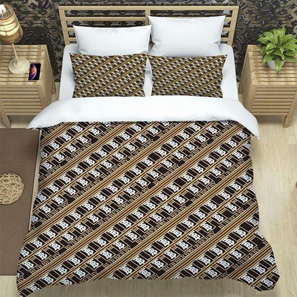 Pattern Duvet Cover Bedding Set Pillowcase 3-Piece Bedding Set