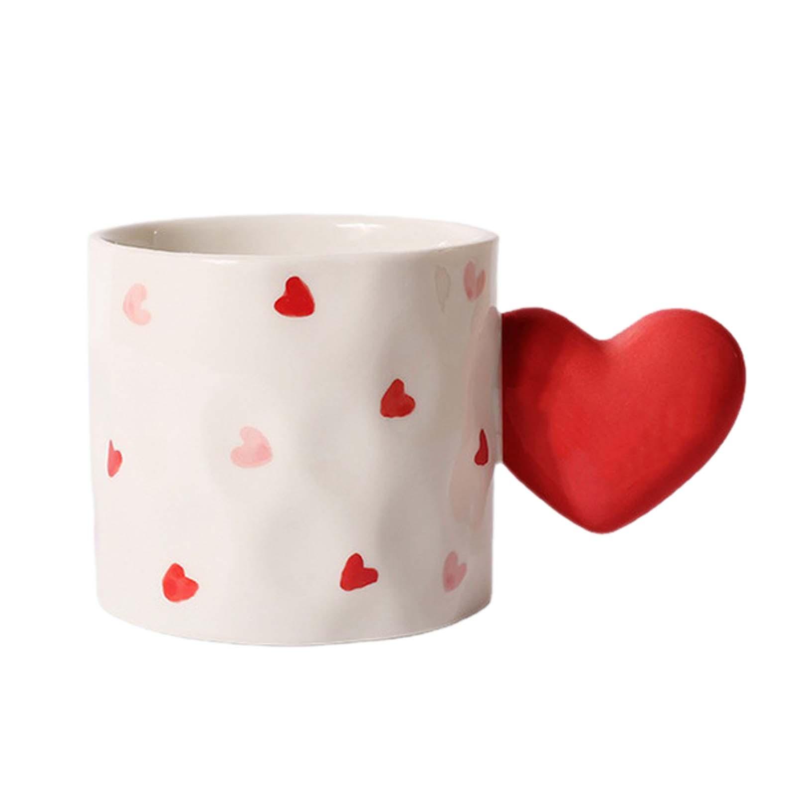 Magideal - Taza De Café De Cerámica, Taza De La Mañana, Vajilla Creativa Bonita, Taza De Leche De Dibujos Animados, Taza De Agua Para Regalo Del Día De La Madre, A