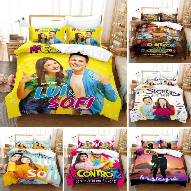 ed Me Contro Te Bedding Set Ensemble Group Duvet Cover Double Adult Kids Bedclothes Quilt Cover