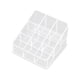 thumbnail image 1 of Caja De Almacenamiento De Cosméticos Acrílicos, Contenedor De Esmalte De Uñas Transparente Para Botellas, Cepillos, 9 Rejillas, 1 of 5