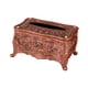 thumbnail image 1 of Caja De Pañuelos Cubierta Contenedor Papel Higiénico Soporte Para Dormitorio Tocador Encimera Pequeño Bronce Rojo, 1 of 5