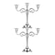 thumbnail image 1 of 2x Candelabro Europeo De 3 Brazos Candelabro Para Decoración Plata, 1 of 4