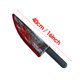 thumbnail image 3 of Accesorio de Halloween LENOAPHYS Cuchillo Sangriento de 40 cm y 10 Tatuajes de Cicatrices, 3 of 8
