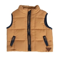 Parka Bebé Niño Mostaza Pillin