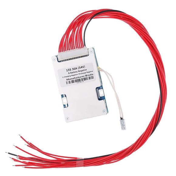 Placa de protección Bisida 15S BMS 54V 30A Li-ion con balanza
