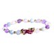thumbnail image 3 of Feng Shui Pixiu Pulsera Atraer Riqueza Dinero Joyería Para Hombres Mujeres Púrpura, 3 of 5