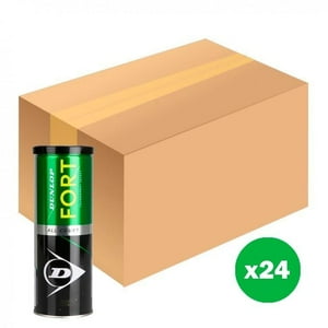 Caja De Pelotas De Tenis Dunlop Fort All Court X3 - 24 Tarros