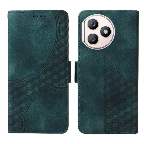 Carcasa FOXDOCK Honor X50i de cuero PU, diseño acolchado clásico, protección contra caídas y rayones