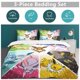 thumbnail image 5 of EEvee Bed Duvet Cover Funny Anime Cartoon Bedding Sets Lightweight 3 Piece Comforter Sets, 5 of 5