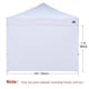 thumbnail image 2 of Canopy Sidewall Instant 10 X 10 Pies Blanco Paquete De 1 Unidad, 2 of 7