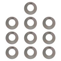 Magideal - 10 Pegatinas Fraccionarias Para Placas De Peso Micro, Etiquetas De Peso Ligeras Y De Fácil Aplicación, Etiquetas De Entrenamiento En Kilogramos, Papel 1.0 Kg