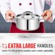 thumbnail image 4 of Acero inoxidable cepillado para inducción Stockpot Bakken, 2 litros, 4 of 9