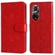 thumbnail image 4 of Funda tipo cartera FOXDOCK para Huawei Nova 9 Pro , diseño girasol en relieve, cuero PU, cierre magnético, soporte y tarjetero, 4 of 5
