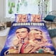 thumbnail image 2 of La Teoría del Big Bang Conjunto de sábanas temático, trío de piezas, cómodo y amigable con la piel, diseño único, regalo de decoración para el hogar para familiares, amigos y fans,140cm *210cm, 2 of 6
