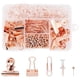thumbnail image 2 of Kit 500 Piezas Papeleria Oficina Hogar Escuela Estilo Oro Rosa 5En1, 2 of 6