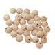 thumbnail image 2 of 50 Uds. De Cuentas Artesanales De Madera Natural Sin Pintar, Accesorios Para Hacer Joyería DIY, 18mm, 2 of 3