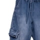 thumbnail image 2 of Jeans Niño Jogger Bolsillos Cargo Azul, 2 of 3