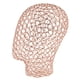 thumbnail image 5 of maniquí metal cabeza sombrero exhibición maniquí modelo estante pelucas titular oro rosa, 5 of 5