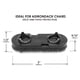 thumbnail image 5 of Protectores para patas de muebles Slipstick GorillaOutdoor, paquete de 8, 5 x 1,7 cm, 5 of 8