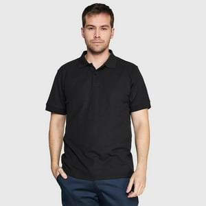 Jayson - Polera Pique Tc Mc Hombre Negro Xl
