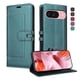 thumbnail image 1 of Premium Wallet Case for Google Pixel 10/10 Pro with Card Slots & Kickstand, Flip Cover Green, 1 of 6