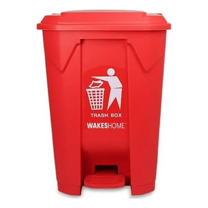 Wakeshome - Basurero Contenedor De Basura 50 Litros Cubo De Basura